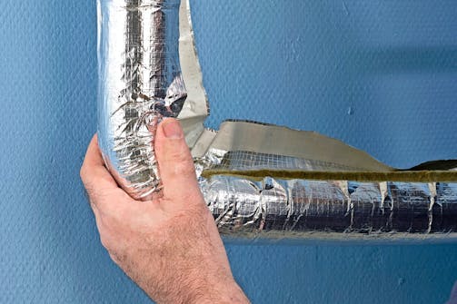 Rörskål till rörisolering i vinkel Isolera rör i vinkel med rörskål